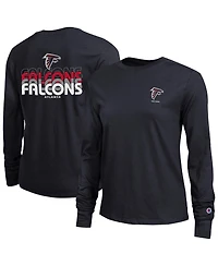 Champion Women's Black Atlanta Falcons Core Long-Sleeve T-Shirt