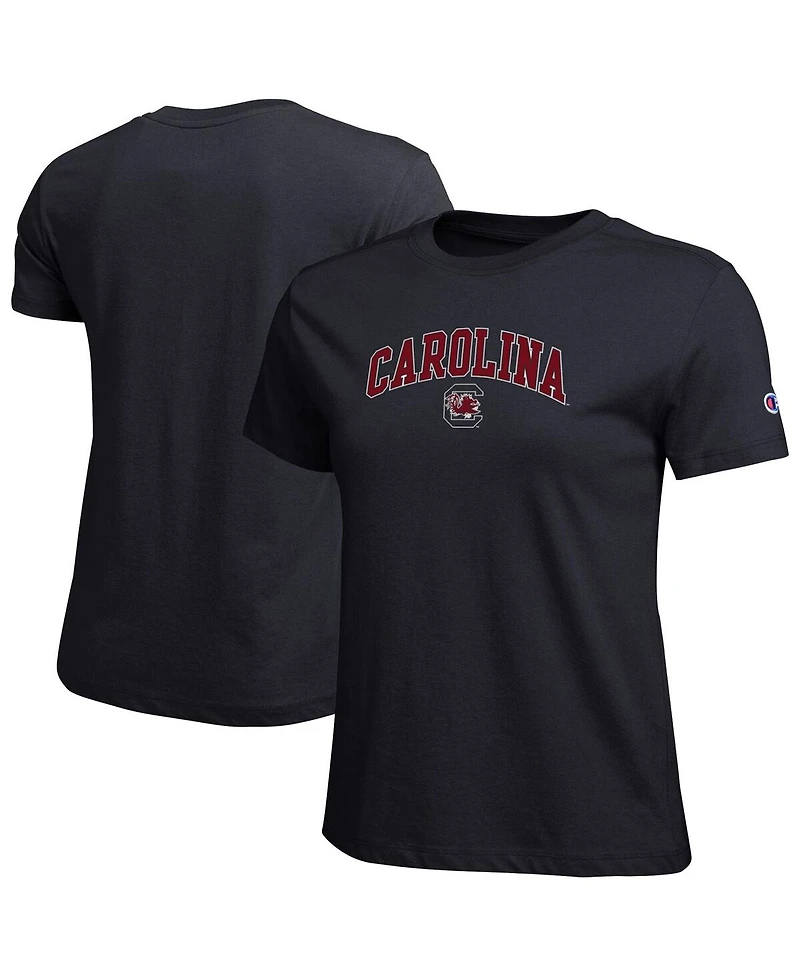 Champion Women's Black South Carolina Gamecocks Arched Over Logo T-Shirt