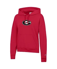 Champion Women's Red Georgia Bulldogs Powerblend Fleece Hoodie