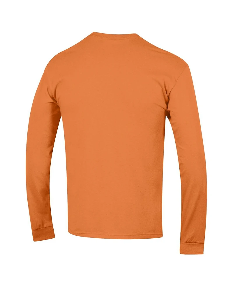 Champion Men's Tennessee Orange Volunteers Arch Over Logo 2-Hit Long Sleeve T-Shirt