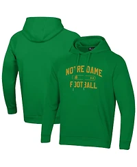 Under Armour Men's Green Notre Dame Fighting Irish 2025 Sideline Rival Fleece Hoodie