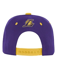 Outerstuff Big Boys and Girls Purple/Gold Los Angeles Lakers Two-Tone Snapback Hat