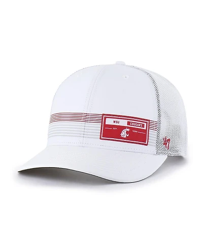 '47 Brand Men's White Washington State Cougars Rangefinder Brrr Trucker Adjustable Hat