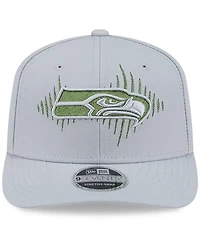 New Era Men's Wolf Gray Seattle Seahawks 2025 Rivalries Collection Fan Pack 9SEVENTY Adjustable Hat