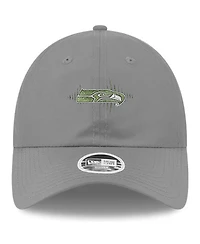 New Era Women's Wolf Gray Seattle Seahawks 2025 Rivalries Collection Pony Tail Adjustable Hat