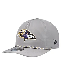 New Era Men's Gray Baltimore Ravens Rope 19TWENTY Hat