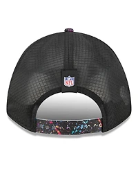 New Era Big Boys and Girls Black Dallas Cowboys 2025 Nfl Crucial Catch 9FORTY Adjustable Hat