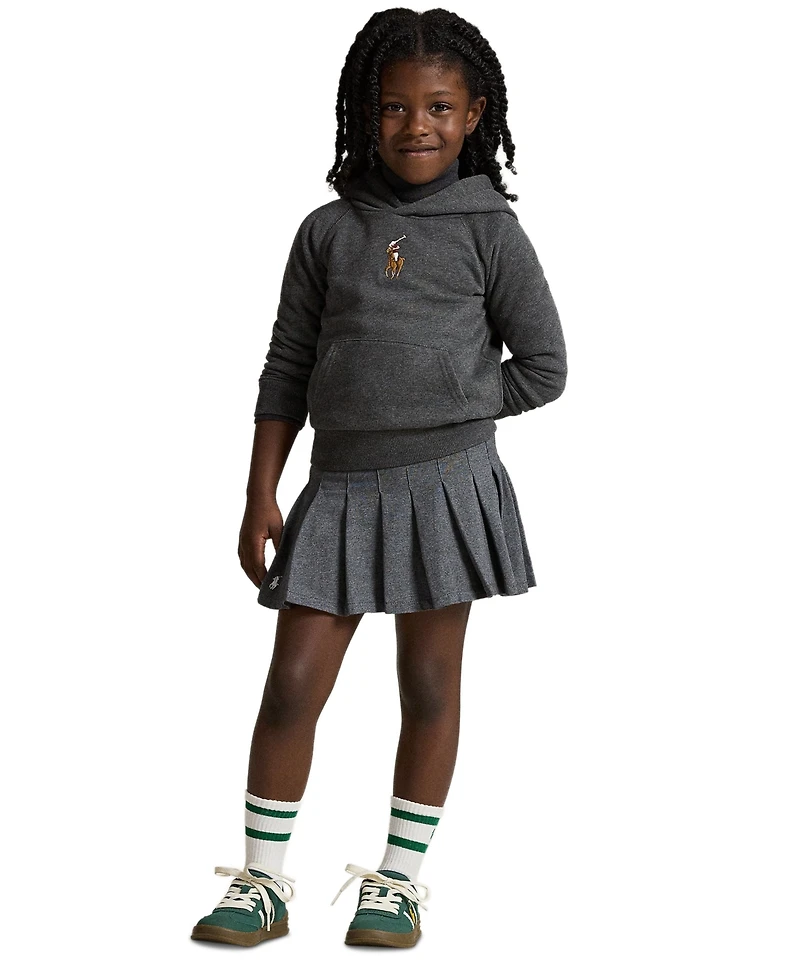 Polo Ralph Lauren Girls 2T-6X Big Pony Long Sleeves Hoodie