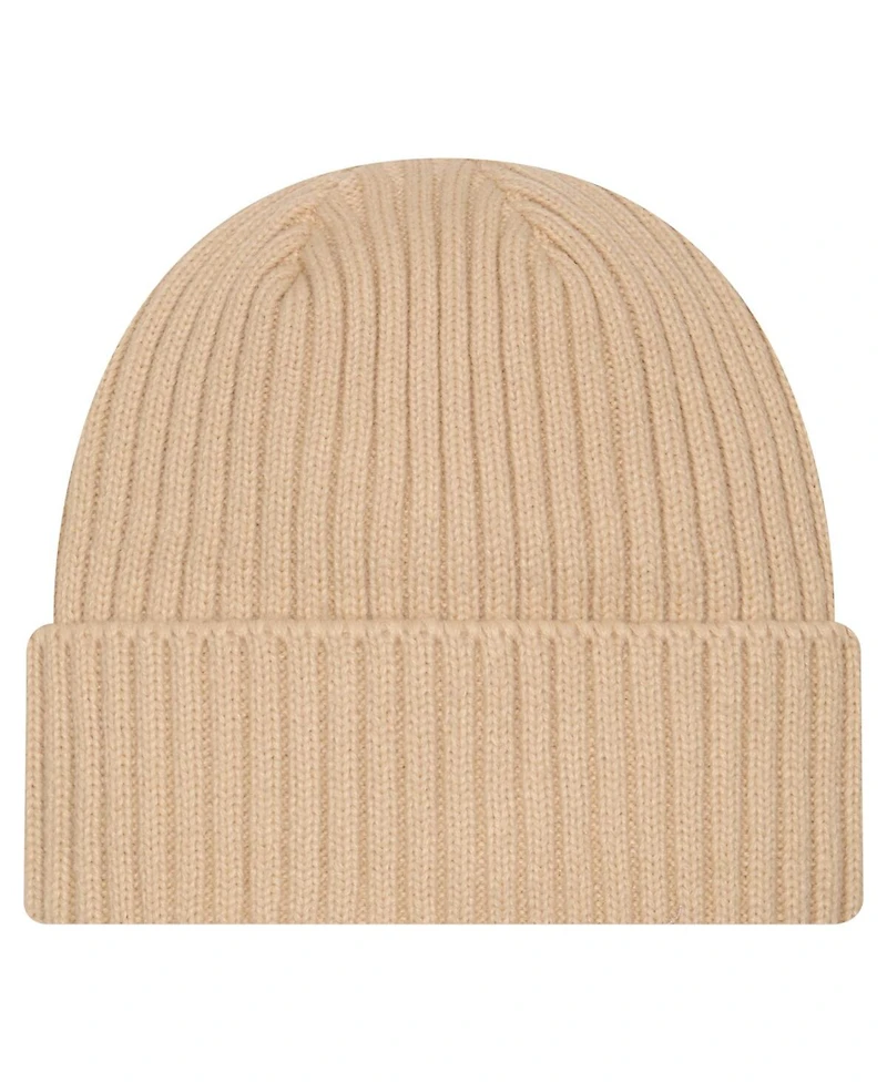New Era Men's Tan New York Knicks Color Pack Cuffed Knit Hat