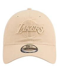 New Era Men's Khaki Los Angeles Lakers Color Pack Tonal 9TWENTY Adjustable Hat