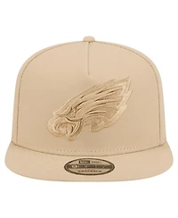 New Era Men's Light Beige Philadelphia Eagles Color Pack A-Frame 9FIFTY Snapback Hat