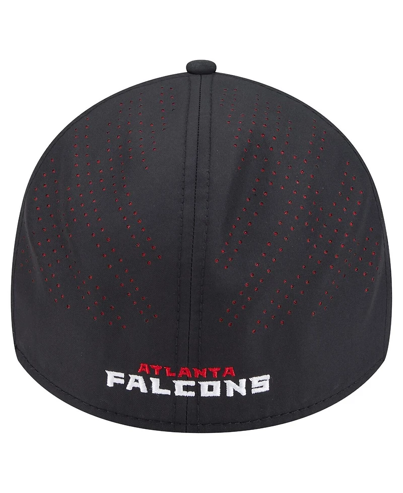 New Era Men's Black Atlanta Falcons Night 39THIRTY Flex Hat