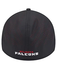 New Era Men's Black Atlanta Falcons Night 39THIRTY Flex Hat