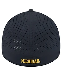 New Era Men's Navy Michigan Wolverines Rope 39THIRTY Flex Hat