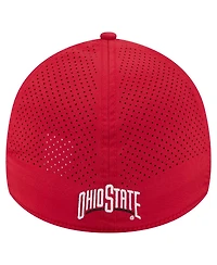 New Era Men's Scarlet Ohio State Buckeyes Rope 39THIRTY Flex Hat