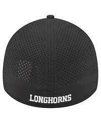 New Era Men's Black Texas Longhorns Rope 39THIRTY Flex Hat