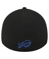 New Era Men's Black Buffalo Bills Scoreboard 39THIRTY Flex Hat
