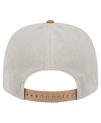 New Era Men's Stone/White Los Angeles Dodgers 9SEVENTY Trucker Adjustable Hat