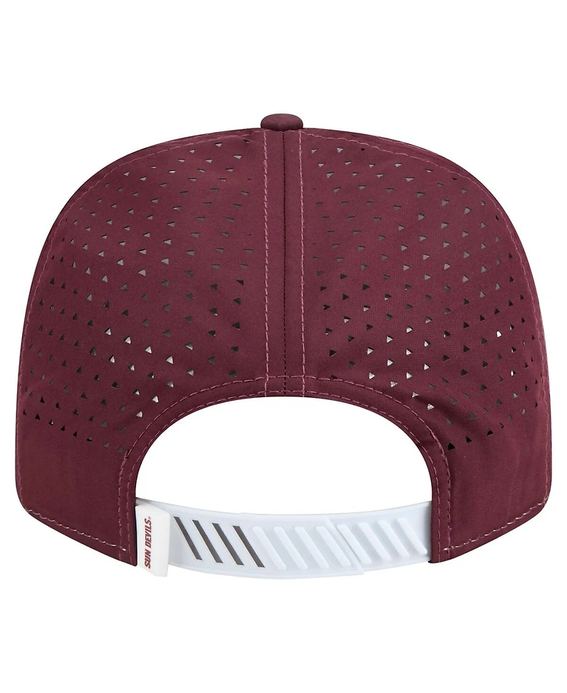 New Era Men's White/Maroon Arizona State Sun Devils Perforated Patched 9SEVENTY Adjustable Hat