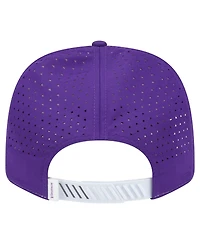 New Era Men's White/Purple Minnesota Vikings Established Patch 9SEVENTY Adjustable Hat