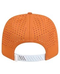 New Era Men's White/Texas Orange Texas Longhorns Perforated Patched 9SEVENTY Adjustable Hat