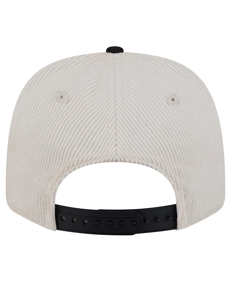 New Era Men's Cream/Black Chicago White Sox Loyal 9SEVENTY Adjustable Hat