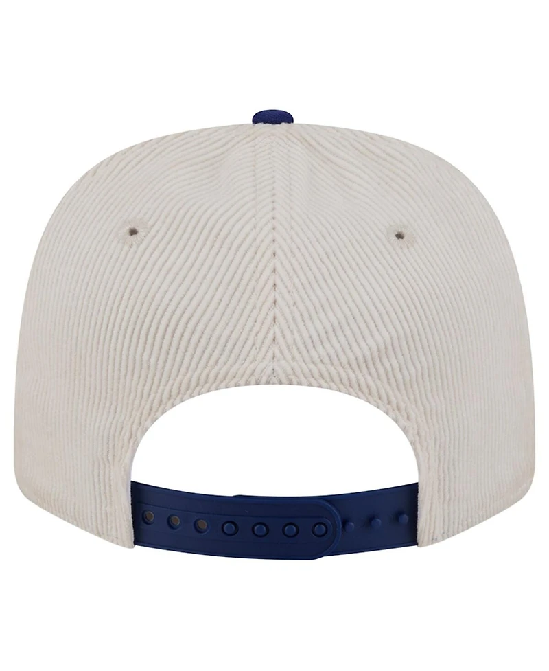 New Era Men's Cream/Dark Blue Los Angeles Dodgers Loyal 9SEVENTY Adjustable Hat