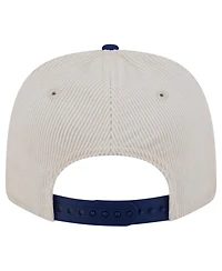 New Era Men's Cream/Dark Blue Los Angeles Dodgers Loyal 9SEVENTY Adjustable Hat