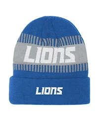 Outerstuff Big Boys and Girls Blue Detroit Lions Bright Lights Cuffed Knit Hat
