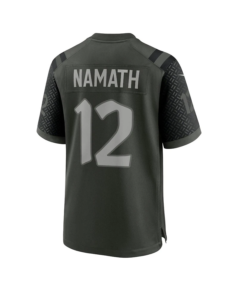 Nike Men's Joe Namath Gotham Green New York Jets 2025 Rivalries Collection Retired Player Game Jersey