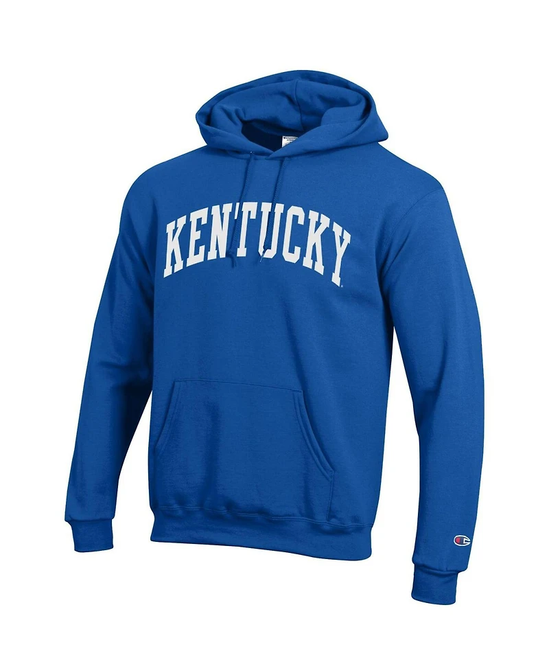 Champion Men's Royal Kentucky Wildcats Basic Arch Fleece Pullover Hoodie