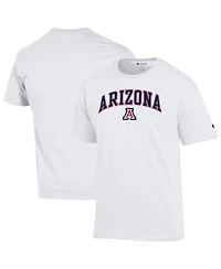 Champion Men's White Arizona Wildcats Arch Over Logo T-Shirt