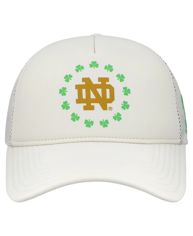 Under Armour Men's Cream Notre Dame Fighting Irish Cheer Her Name Sport style Foam Adjustable Hat