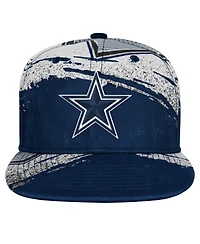 Outerstuff Big Boys and Girls Navy Dallas Cowboys Make Noise Adjustable Hat