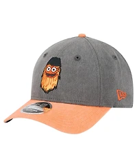 New Era Men's Black/Orange Philadelphia Flyers Mascot 2-Tone 9FORTY Adjustable Hat