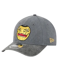 New Era Men's Charcoal/Black Vegas Golden Knights Mascot 2-Tone 9FORTY Adjustable Hat