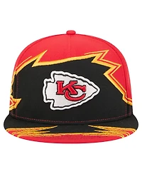 New Era Men's Red/Black Kansas City Chiefs Break 59FIFTY Fitted Hat