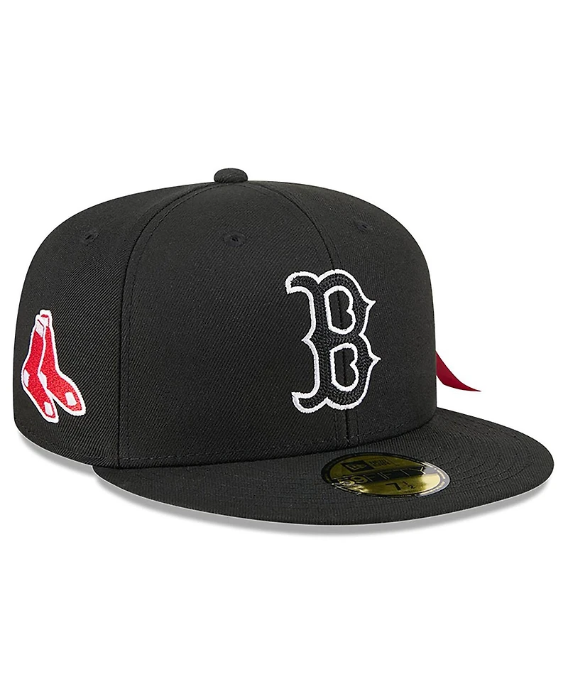 New Era Men's Black Boston Red Sox 59FIFTY Fitted Hat