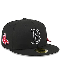 New Era Men's Black Boston Red Sox 59FIFTY Fitted Hat