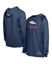 New Era Men's Navy Denver Broncos Functional Fandom Hoodie