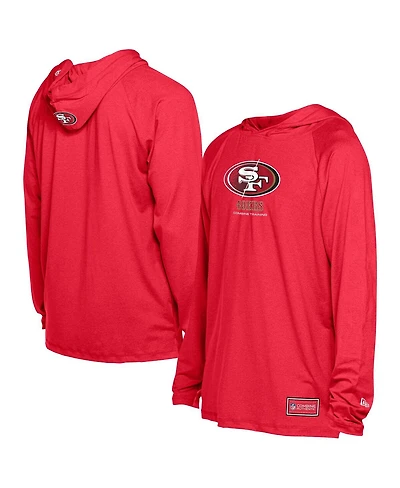 New Era Men's Scarlet San Francisco 49ers Functional Fandom Hoodie