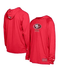 New Era Men's Scarlet San Francisco 49ers Functional Fandom Hoodie