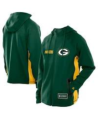 New Era Men's Green Bay Packers Combine Authentic Raglan Scuba Full-Zip Hoodie