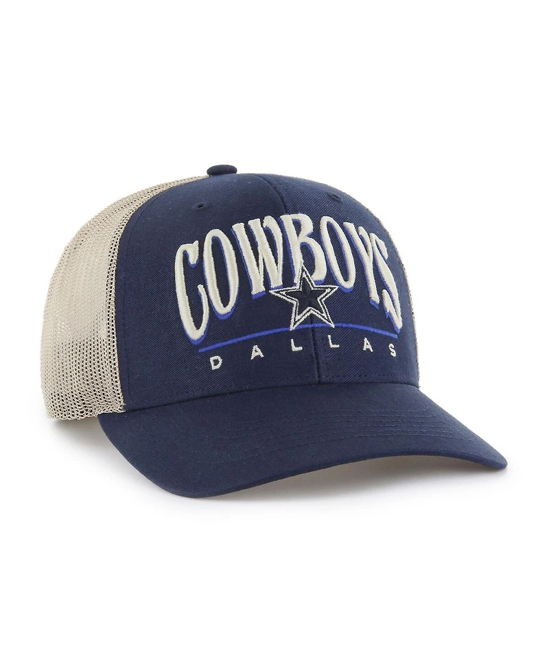'47 Brand Men's Navy/Natural Dallas Cowboys Arid Adjustable Trucker Hat