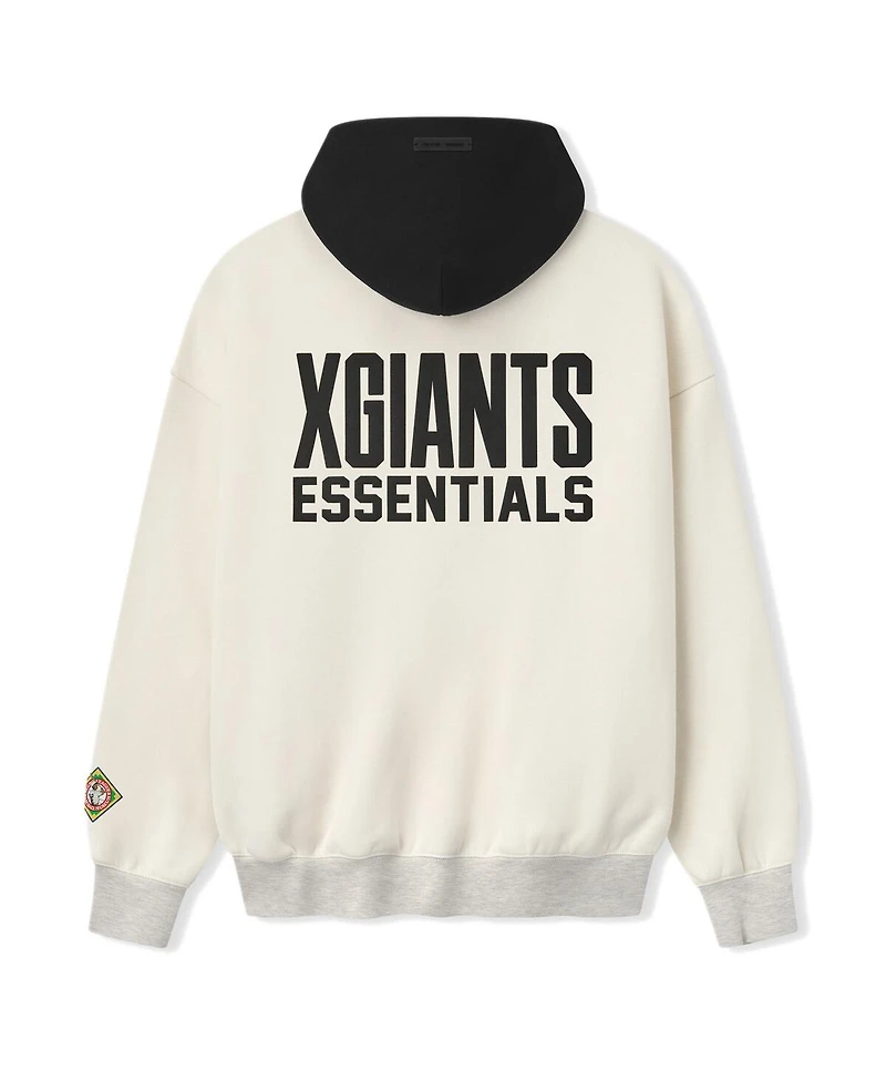 Fear of God Men's Cream/Black Cuban Giants Negro Leagues Baseball Museum Fleece Pullover Hoodie