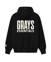 Fear of God Men's Black Homestead Grays Negro Leagues Baseball Museum Fleece Pullover Hoodie