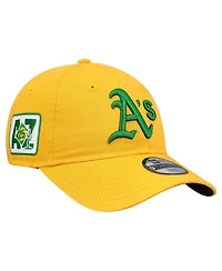 New Era Big Boys and Girls Gold Athletics 2025 Spring Training 9TWENTY Adjustable Hat