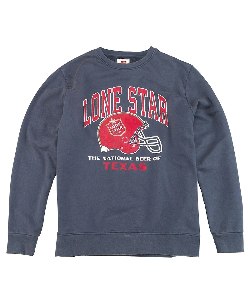 American Needle Men's Navy Lone Star Sunday Fleece Pullover Sweatshirt