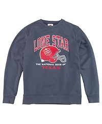 American Needle Men's Navy Lone Star Sunday Fleece Pullover Sweatshirt