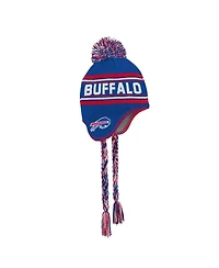 Outerstuff Big Boys and Girls Royal Buffalo Bills Jacquard Tassel with Pom Knit Hat